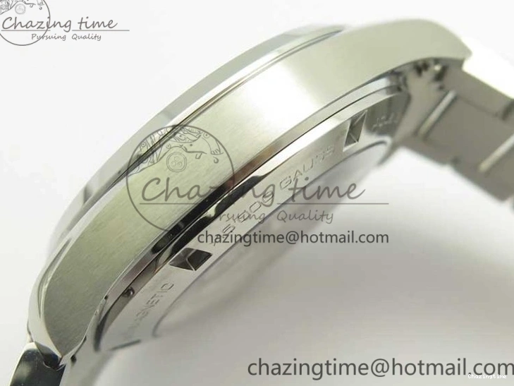 0129 FlexibleFit Aqua Terra 150M SS VSF 1:1 Best Edition Black Wave Textured Dial RG Hand on SS Bracelet A8500 Super Clone 8032